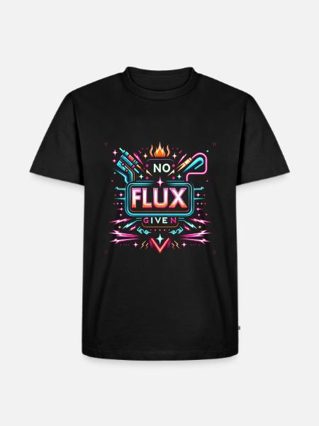 No Flux Given 13 - Men's Premium Organic T-Shirt - black