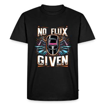 No Flux Given 21 - Men's Premium Organic T-Shirt - black - Front - Nico (187cm)