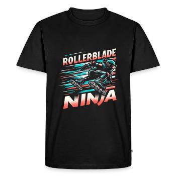 Rollerblade Ninja 13 - T-shirt Premium bio Homme - noir - Devant - Nico (187cm)