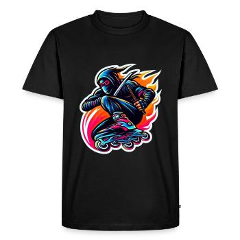 Rollerblade Ninja 10 - T-shirt Premium bio Homme - noir - Devant - Nico (187cm)