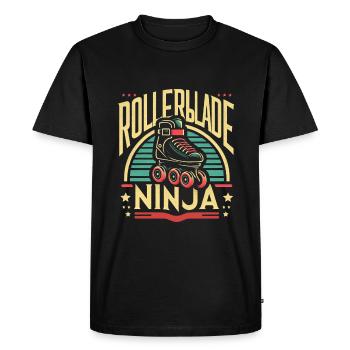 Rollerblade Ninja 8 - T-shirt Premium bio Homme - noir - Devant - Nico (187cm)