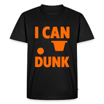 I Can Dunk 2 - Men's Premium Organic T-Shirt - black - Front - Nico (187cm)