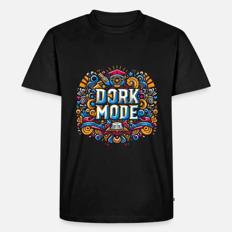 Dork Mode 8 - Männer Premium Bio T-Shirt - Schwarz
