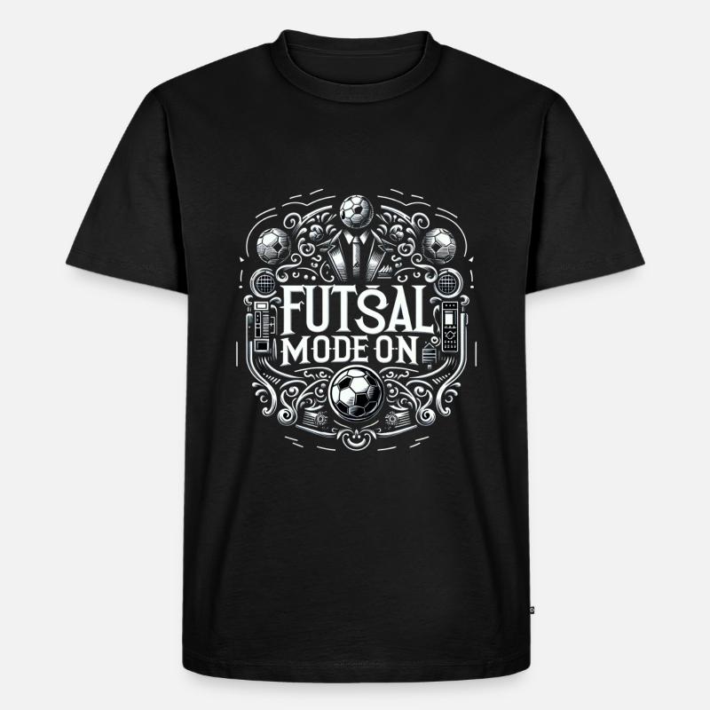 Futsal Mode On 12 - Männer Premium Bio T-Shirt - Schwarz