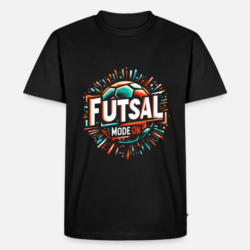 Futsal Mode On 6 - Männer Premium Bio T-Shirt - Schwarz