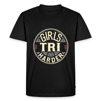 Filles Tri 12 - T-shirt Premium bio Homme - noir - Devant - Nico (187cm)