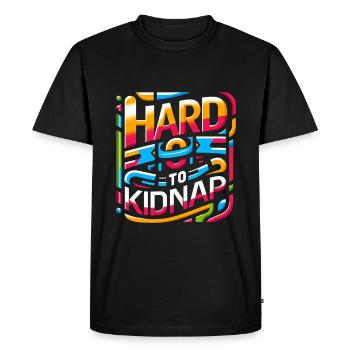 Hard to Kidnap 2 - Men's Premium Organic T-Shirt - black - Front - Nico (187cm)