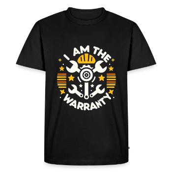 Je suis la garantie 41 - T-shirt Premium bio Homme - noir - Devant - Nico (187cm)