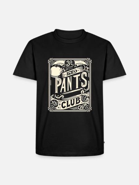 No Pants Club 12 - Men's Premium Organic T-Shirt - black