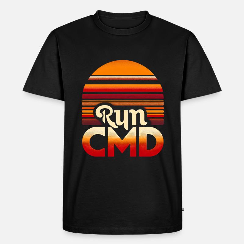 Run Cmd 44 - Men's Premium Organic T-Shirt - black
