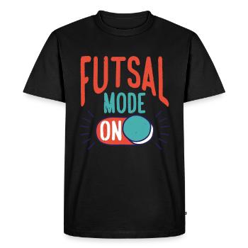 Mode Futsal Sur 14 - T-shirt Premium bio Homme - noir - Devant - Nico (187cm)