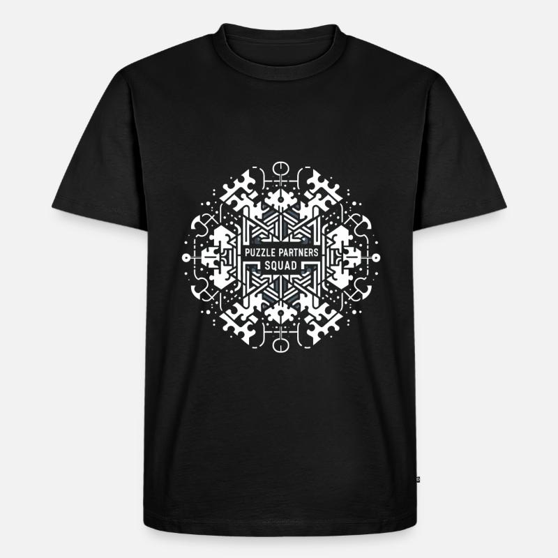 Puzzle Partners Squad 4 - Men's Premium Organic T-Shirt - black