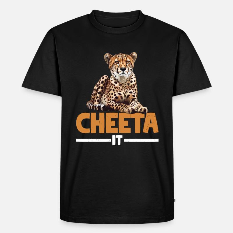 Cheeta It 2 - Männer Premium Bio T-Shirt - Schwarz