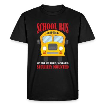 School Bus Pre-trip Checklist, Not Bent, 6 - Men's Premium Organic T-Shirt - black - Front - Nico (187cm)
