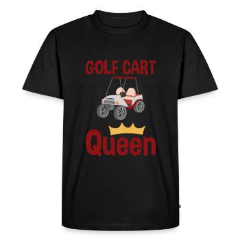 Voiturette de golf Queen 2 - T-shirt Premium bio Homme - noir - Devant - Nico (187cm)