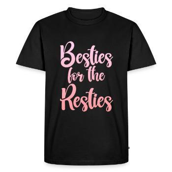 Meilleures amies pour les restes - T-shirt Premium bio Homme - noir - Devant - Nico (187cm)