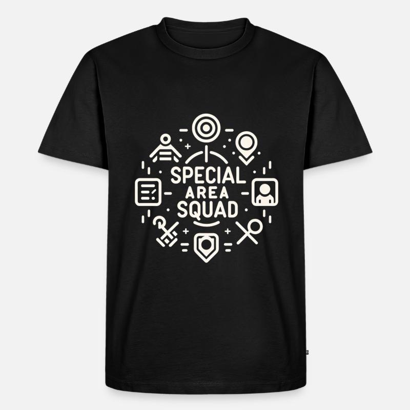 Special Area Squad 10 - Männer Premium Bio T-Shirt - Schwarz
