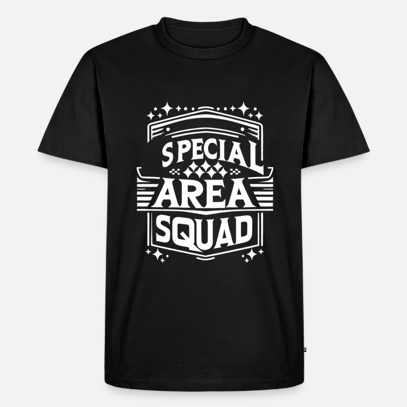 Special Area Squad 9 - Männer Premium Bio T-Shirt - Schwarz