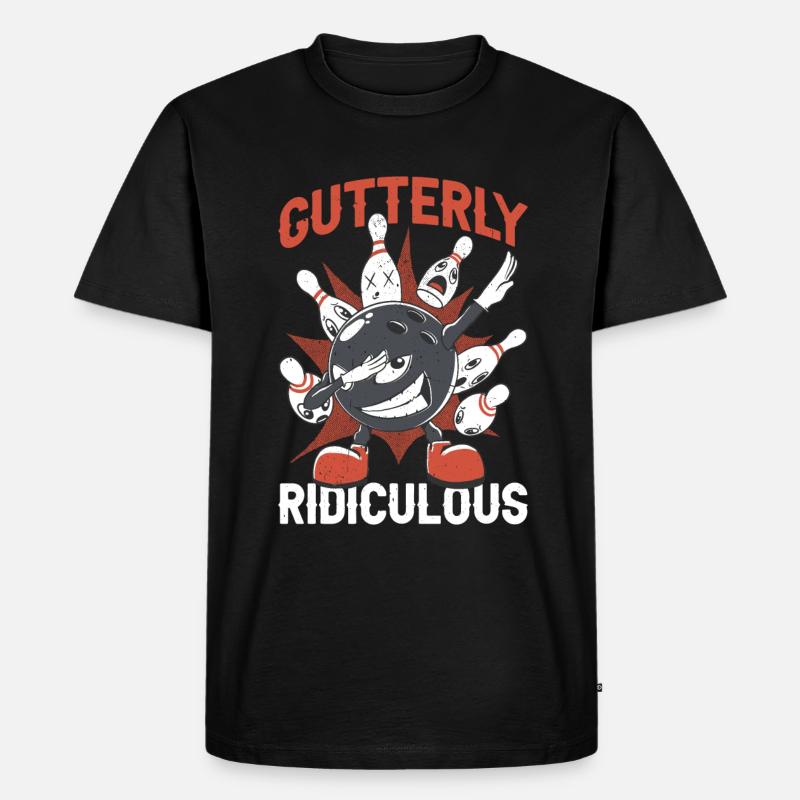 Gutterly Ridiculous 6 - Männer Premium Bio T-Shirt - Schwarz
