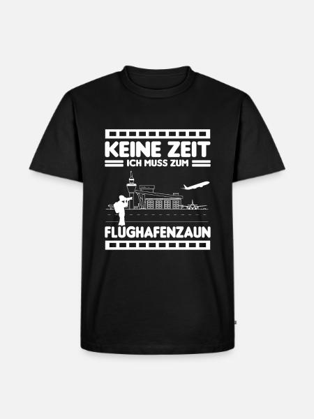 Planespotter Planespotting Flugzeug - Männer Premium Bio T-Shirt - Schwarz
