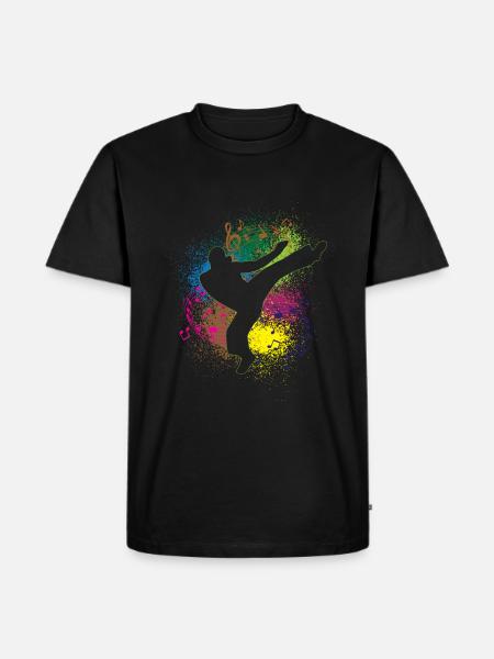 | d’art martial brésilien Capoeira - T-shirt Premium bio Homme - noir