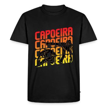 Capoeira Afro-Arts Martiaux Brésiliens Arts Martiaux - T-shirt Premium bio Homme - noir - Devant - Nico (187cm)