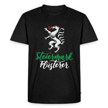 Steirermark Whisperer Steirer Bua Autriche - T-shirt Premium bio Homme - noir - Devant - Nico (187cm)