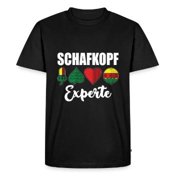 Schafkopf Expert Schafkopfkarten Bayern Watten - T-shirt Premium bio Homme - noir - Devant - Nico (187cm)