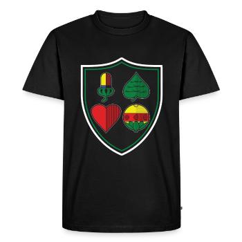 Schafkopf Watten Schnapsen Bayerisch-Schafkopf - T-shirt Premium bio Homme - noir - Devant - Nico (187cm)