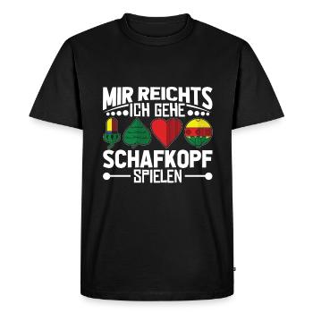 Bayern Assez pour moi je vais jouer à la tête de mouton - T-shirt Premium bio Homme - noir - Devant - Nico (187cm)