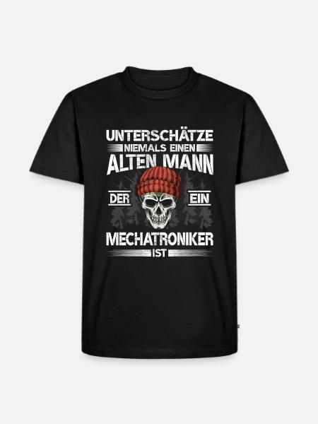 Mechatroniker - Männer Premium Bio T-Shirt - Schwarz