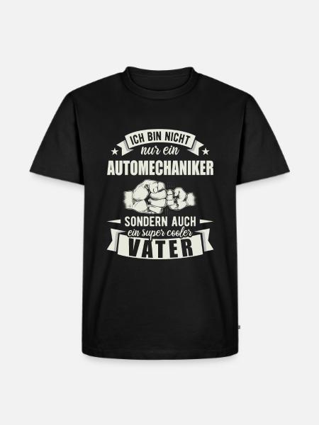 Automechaniker - Männer Premium Bio T-Shirt - Schwarz