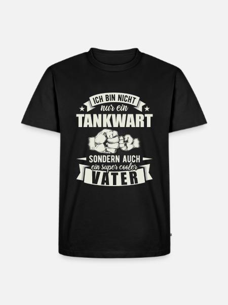 Tankwart - Männer Premium Bio T-Shirt - Schwarz
