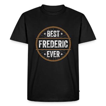 Best Frederic Ever First Name Name Gift - Men's Premium Organic T-Shirt - black - Front - Nico (187cm)