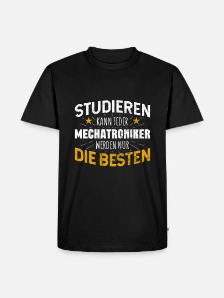Mechatroniker - Männer Premium Bio T-Shirt - Schwarz