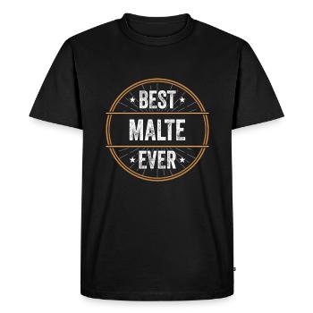 Best Malte Ever First Name Name Gift - Men's Premium Organic T-Shirt - black - Front - Nico (187cm)