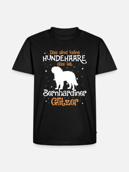 Bernhardiner Geschenk Hunde - Männer Premium Bio T-Shirt - Schwarz