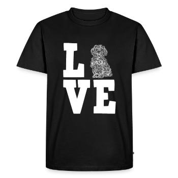 Bolonka Zwetna Chiens cadeaux - T-shirt Premium bio Homme - noir - Devant - Nico (187cm)