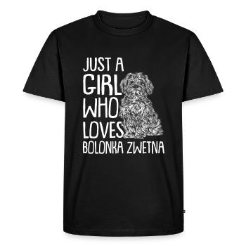Bolonka Zwetna Chiens cadeaux - T-shirt Premium bio Homme - noir - Devant - Nico (187cm)