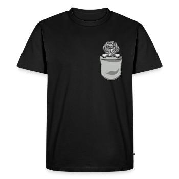 Bolonka Zwetna Chiens cadeaux - T-shirt Premium bio Homme - noir - Devant - Nico (187cm)