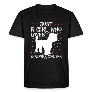 Bolonka Zwetna Chiens cadeaux - T-shirt Premium bio Homme - noir - Devant - Nico (187cm)