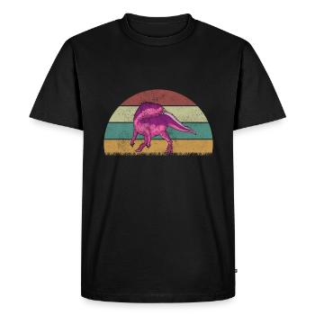 Yinlong Dinosaur Children Dino Gift - Men's Premium Organic T-Shirt - black - Front - Nico (187cm)