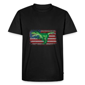 Allosaurus Dinosaure Enfants Dino Cadeau - T-shirt Premium bio Homme - noir - Devant - Nico (187cm)