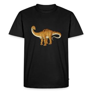 Apatosaurus Dinosaure Enfants Dino Cadeau - T-shirt Premium bio Homme - noir - Devant - Nico (187cm)