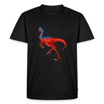 Oviraptor Dinosaur Children Dino Gift - Men's Premium Organic T-Shirt - black - Front - Nico (187cm)