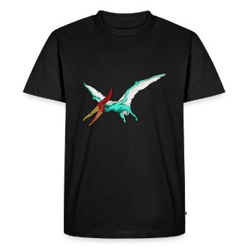 Pteranodon Dinosaur Enfants Dino Cadeau - T-shirt Premium bio Homme - noir - Devant - Nico (187cm)