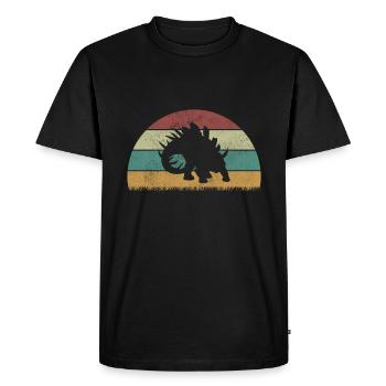 Kentrosaurus Dinosaure Enfants Dino Cadeau - T-shirt Premium bio Homme - noir - Devant - Nico (187cm)