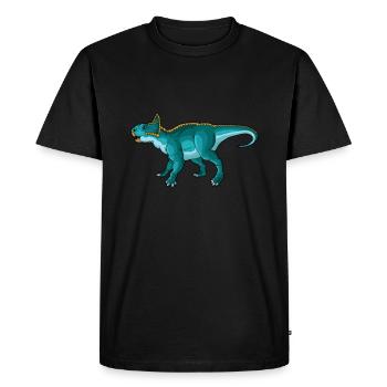Leptoceratops Dinosaur Children Dino Gift - Men's Premium Organic T-Shirt - black - Front - Nico (187cm)