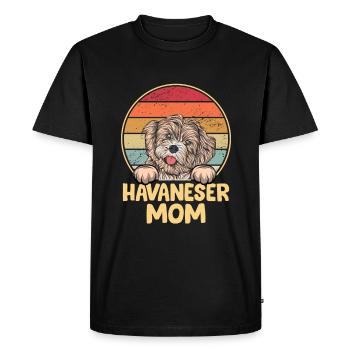 Havanese Dog Dog Dog Owner - Men's Premium Organic T-Shirt - black - Front - Nico (187cm)