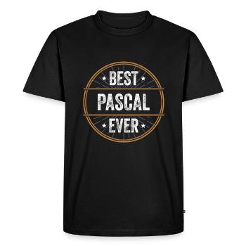 Best Pascal Ever First Name Name Gift - Men's Premium Organic T-Shirt - black - Front - Nico (187cm)